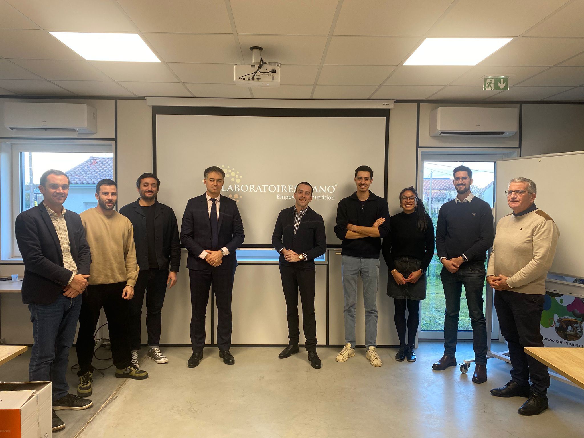 Présentation de notre projet industriel aux acteurs économiques locaux.